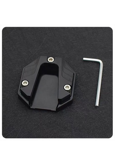 Siyah Alüminyum Alaşım Genişletilmiş Tek Elektrikli Araç Ayak Pedi, Genişletilmiş