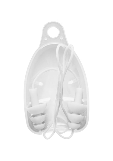 Homyl İş Uyku Konseri Için Taşıma Kutulu Yüzme Kulak Beyaz