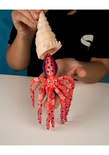 Hareketli Mürekkep Balığı 24cm