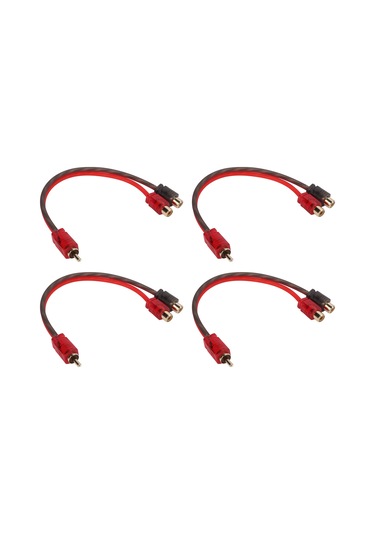 Rekabet Serisi Elektromanyetik Korumalı Rca Adaptörleri, Kompakt Alanlarda Optimum Performans İçin Çift Korumalı Ultra Esnek Teknoloji 4'lü Paket