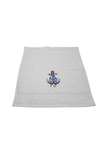 30x30 Cm 6 Ad. Deniz Tema Nakışlı Kutulu Peçete Mutfak Havlu Seti