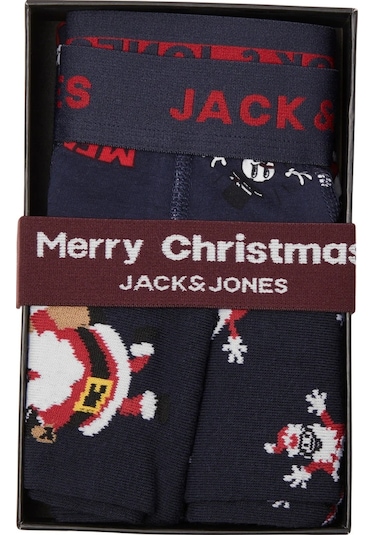 Jack&jones Lacivert-lacivert Erkek Boxer Çorap Seti 12246132 Lacivert