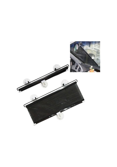 Tongxida Otomobil Ön Camı İçin Geri Çekilebilir Araba Pencere Güneşlik, 125cm X 58cm Boyut, Rastgele Renk