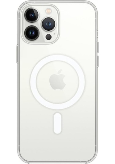 Apple Uyumlu iPhone 13 Pro Max Magsafe Kablosuz Sarj Seffaf Kilif