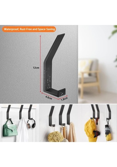 Görünmez Vidalar Ceketler, Montlar, Giysiler, Atkılar Ve Çantalar İçin Duvar Kancaları B Diğer