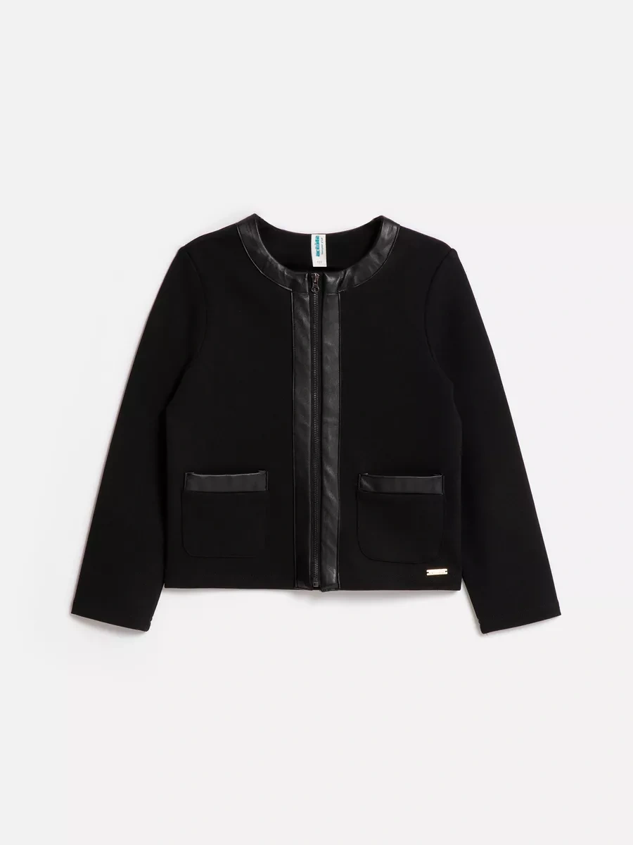 Acoola Fermuarlı Siyah Okul Ceketi 245868381 Siyah