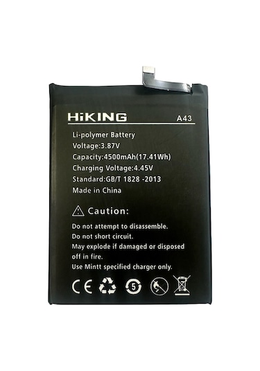 Hiking A43 Batarya Pil 4500 Mah Aaa Kalite