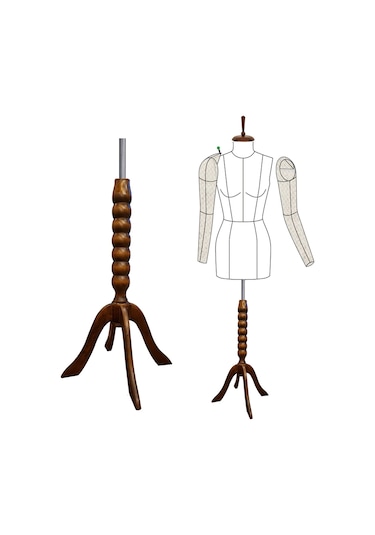 Dikiş Seti Seyyar Kollu 36 Beden İğne Batan Terzi Prova Mankeni