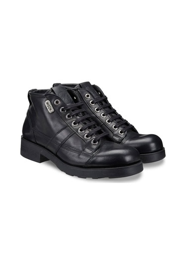 Bot Erkek Oxm003600 Oxs Frank 0036 Mıd M Leather Black Siyah