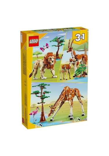 31150 Creator 3 Ü1 Arada Vahşi Safari Hayvanları 780 Parça +9 Yaş