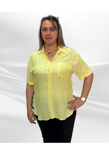 Red Balance Yellow Kadın Gömlek Sarı