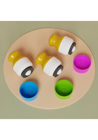 Shineyee 100ml Pembe Pet Pp Sponge Güneş Kremi Ve Losyon Dolumlu Gezi Serpici Flaşı Sadece Flaş