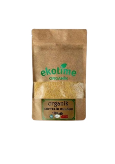 Ekotime Organik Köftelik Bulgur 1 KG