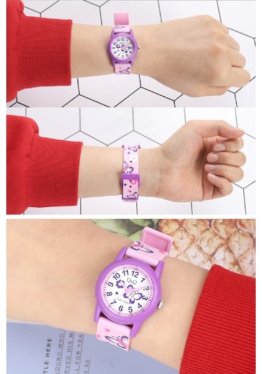 Q&Q QCG2209 Su Geçirmez Rakamlı Kız Çocuk Kol Saati