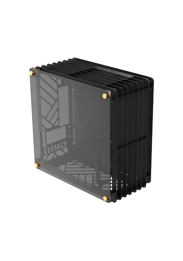 Hyper Rocket Grıd M-atx M-ıtx Gaming Open Frame Siyah Oyuncu Kasası