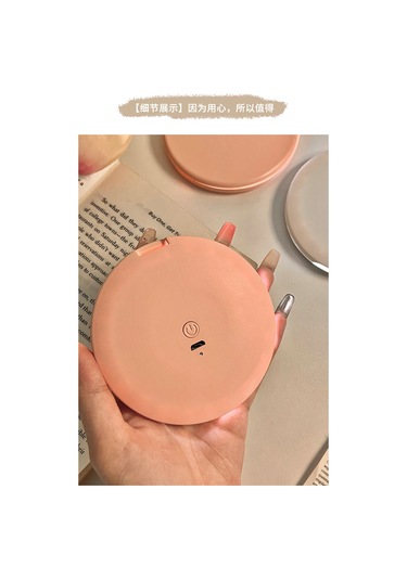 Aurora Makyaj Aynasıtanın Taşını Bilin Ki Kücük Ayna Lambaledli Makyaj Aynasıcebi Mini El Tipi Aydınlandır Katlan Yvaraylakna Pembe