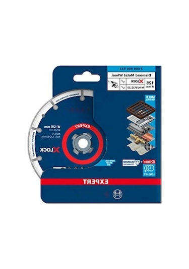 125 Mm Elmas Kesme Diski, X-lock Sistem, Uzun Ömürlü