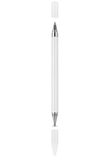 Zore Pencil 13 Universal Dokunmatik Stylus Kalem Beyaz