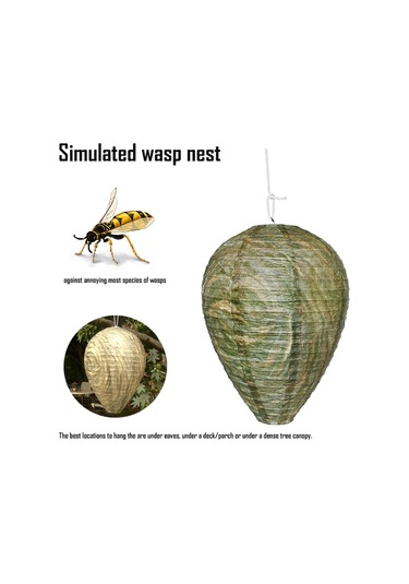 Homyl 3 Adet Wasp Nest Decoy Arı Jasper-su-geçirmez