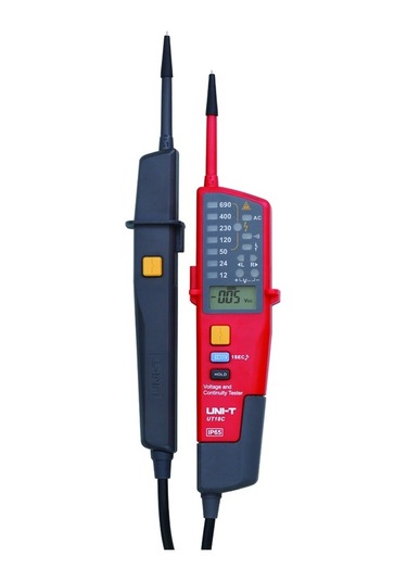 Unı-t Ut18c Otomatik Aralığı Gerilim Ölçer Süreklilik Rcd Test Cihazı Lcd/led Dedektörü
