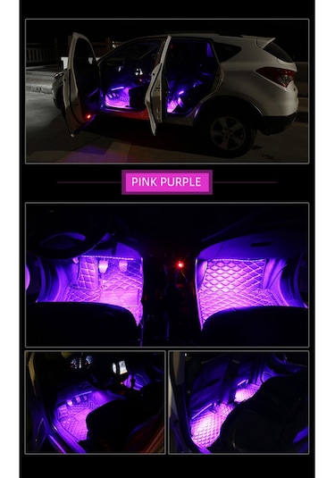 Renault Megane 2 Sese Duyarlı Ayak Altı Led Aydınlatma Kumandalı Rgb