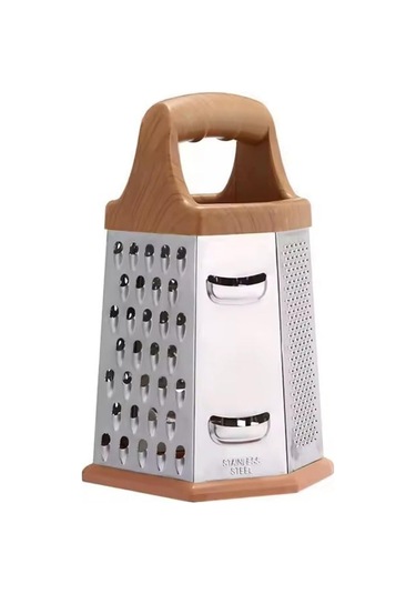 Paslanmaz Çelik 6 Taraflı Çok İşlevli Rende Dilimleyici Açık Yeşil