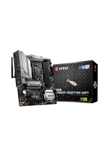 MSI MAG B460M Mortar Wi-Fi Intel B460 2933 MHz DDR4 Soket 1200 mATX Anakart