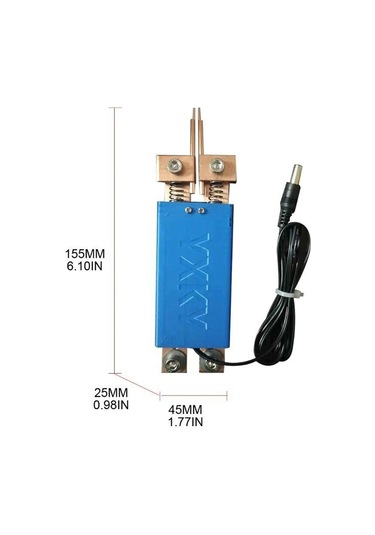 Vkemall El Tutan Otomatik Tetikli Piller Paketi İçin Metal Nokta Kaynak Kalemi Mavi