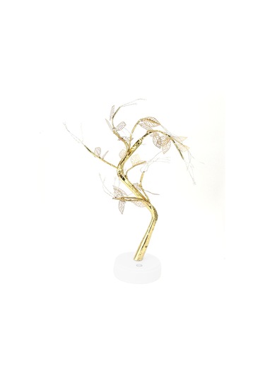 Ağaç Şeklinde Işık Dıy 72led Yapay Altın Yaprak Ağaç Lambası Usb Pille Çalışan Ev Partisi Tatil Doğum Günü Dekorasyon Işığı Diğer