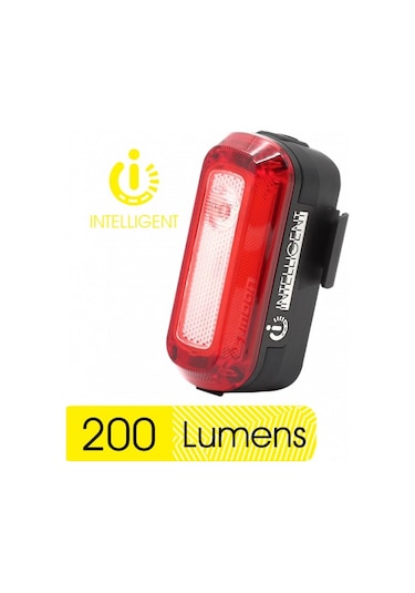 Moon Sirius Usb 200 Lümen Arka Lamba Siyah  - Kırmızı