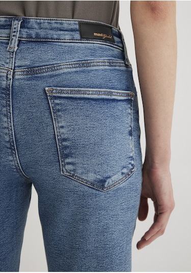 Mavi - Cindy Gold Shape Puslu Indigo Mavisi Jean Pantolon 100277-89183 Mavi