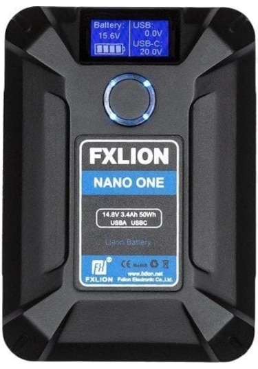 Fxlion Nano One 50wh 14.8v Ultra-compact V-mount Pil