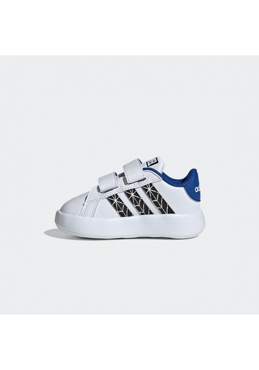 Adidas Spider-man Grand Court Bebek Beyaz Spor Ayakkabı - Id8017 Beyaz