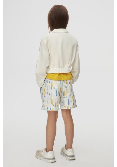 Nk Kids Sharp Kız Çocuk Şort 58515 Ekru