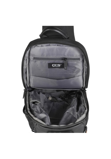 Ççs Çapraz Omuz Göğüs Çantası Siyah