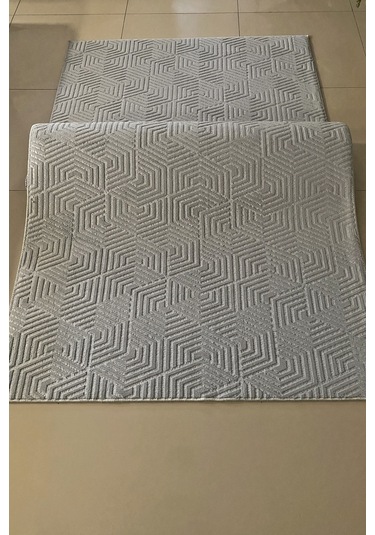 Lüle Halı Delüx Kaymaz Taban Halı Yolluk Gri Renk, Dlx7045 Gri