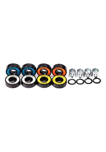 Horn 8.0 Classic Logo Rasta Complete Profesyonel Kaykay Çok Renkli