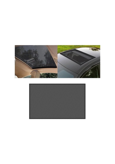 Suntek Araba Tavan Penceresi Mesh Örtüsü Güneşlik Nefes L