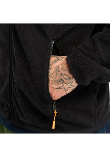 Timberland Full Zip Erkek Fleece Polar Tb0a62ey0011 Siyah