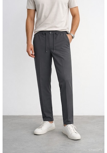 Cazador Erkek Jogger Pantolon 04055 Koyu Gri gri Cazador Erkek Jogger Pantolon 04055 Koyu Gri gri