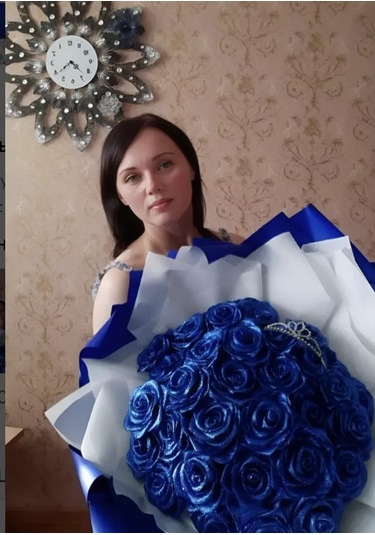 Magazin Dla Rukodel'nic Ip Gavrilov R N 4 Cm X 22 M Mavi Saten Kurdele, Güller Ve Fiyonklar İçin 222673560