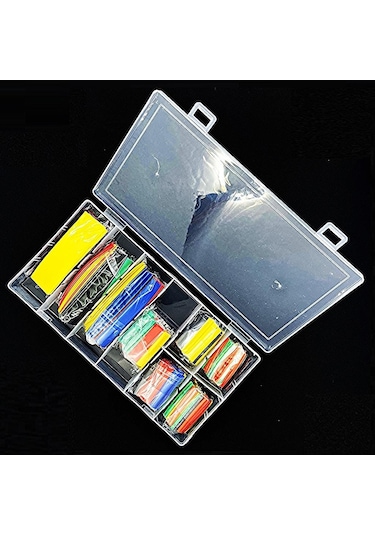 Komponentci Isı İle Daralan Makaron Kablo Yalıtım Set 328 Parça Kutulu