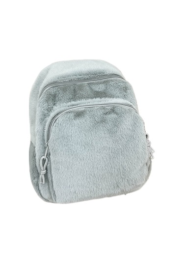 Crosswing Peluş Gündelik Omaralar Çantası-gri gri