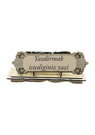 Kişiye Özel Atatürk Siluet ve Masa Üstü İsimlik