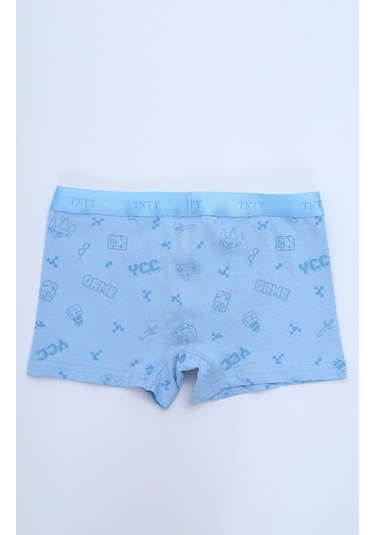 Toontoy Erkek Çocuk Çok Desenli 4lü Paket Boxer Çok Renkli