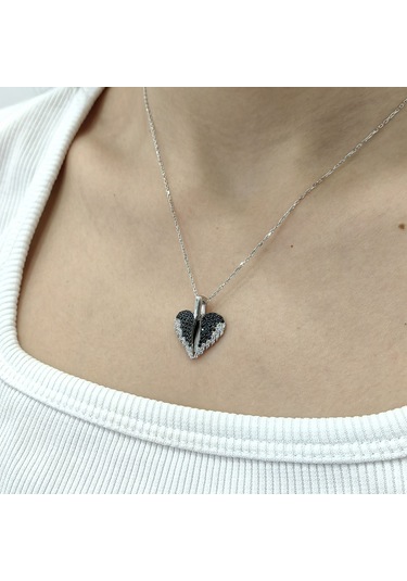 Chavin Kalbimdesin Aşkın Kanatları Gümüş Kolye et58by