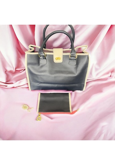 Estee Lauder Büyük Boy Lacivert Günlük Ve Gece Kol Çantası Şık Vintage 6087480