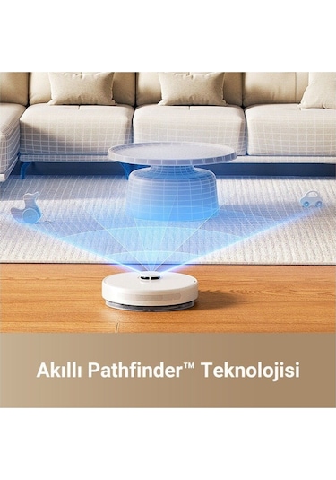 Dreame D10 Plus Gen 2 Toz İstasyonlu Robot Süpürge Beyaz