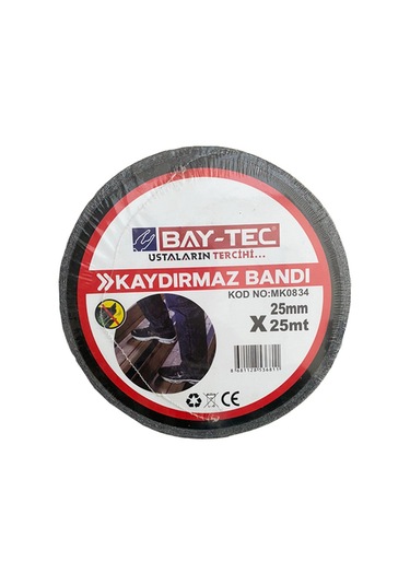 Merdiven Kaydırmaz Bant 50mm X 25mt Siyah Mk0840