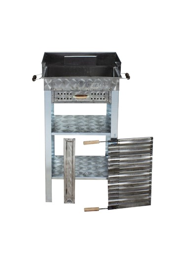 Metehan MTH-101 Pervazlı - Çekmeceli - Lama Izgaralı - Battal Boy Mangal